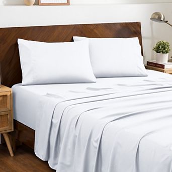 Bare Home Double Brushed Sheet Set With Envelope Closure Pillowcases