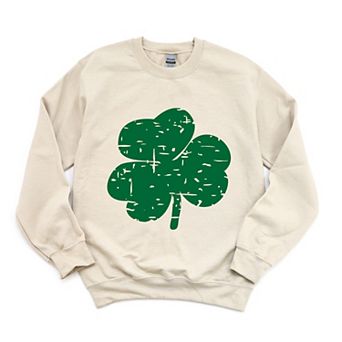 Simply Sage Market Grunge Clover Sweatshirt