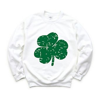 Simply Sage Market Grunge Clover Sweatshirt