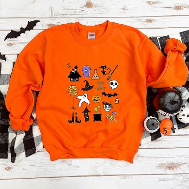 Simply Sage Market Halloween Collage Sweatshirt