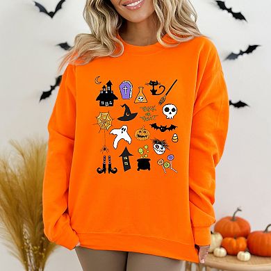 Simply Sage Market Halloween Collage Sweatshirt