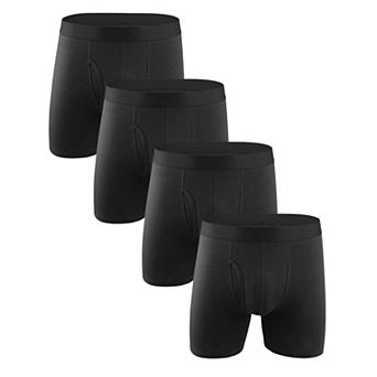 Men's Classic Stretch Underwear Boxer Briefs 4 Packs