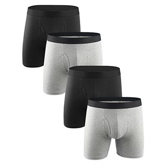 Men's Classic Stretch Underwear Boxer Briefs 4 Packs