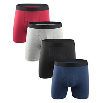 Men's Classic Stretch Underwear Boxer Briefs 4 Packs
