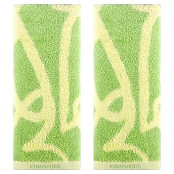 Heart Love Pattern Hand Towels Pure Cotton Bathroom Soft Towel 13x29 Inch 2 Pack