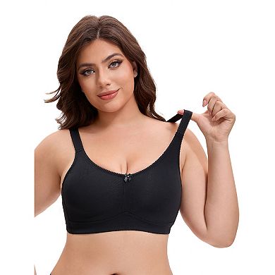 Women's Pocket Bra for Silicone Bosom Forms Full Coverage Minimizers