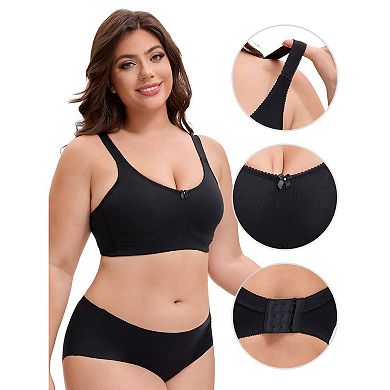 Women's Pocket Bra for Silicone Bosom Forms Full Coverage Minimizers