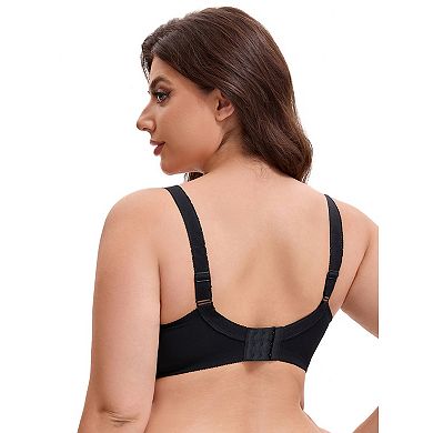 Women's Pocket Bra for Silicone Bosom Forms Full Coverage Minimizers