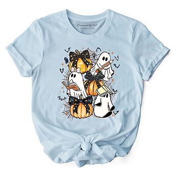 Cute Ghost Teacher Halloween T-Shirt, Retro Boo Spooky School Tee