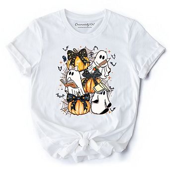 Cute Ghost Teacher Halloween T-Shirt, Retro Boo Spooky School Tee