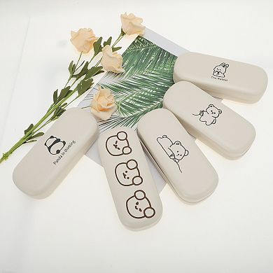 Eyeglasses Case Functional Eyeglasses Storage 6.3"x2.64"x1.46" 1 Pc