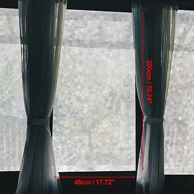 Cobblestones Pattern Window Privacy Film, Self-adhesive Glass Window Sticker, 78.74"L x 17.72"W