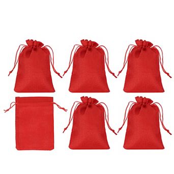 6"x4" Money Sacks Bag, 6 pc Deposit Change Transit Bags
