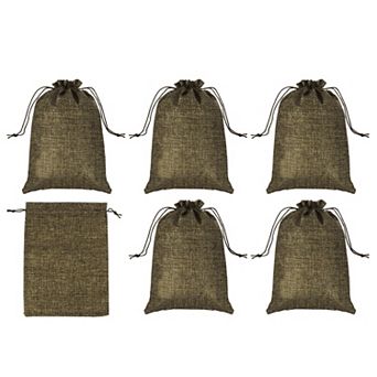 9"x7" Money Sacks Bag, 6 pc Deposit Change Transit Bags