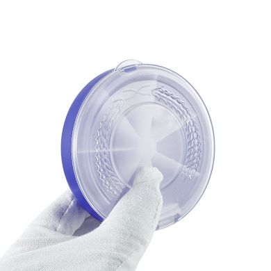 Lightweight 7 Grids Flip Up Circular Pill Case for Travel 1 Pc