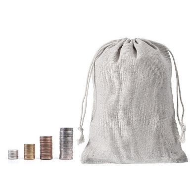 7"x5" Money Sacks Bag, 6pcs Deposit Change Transit Bags