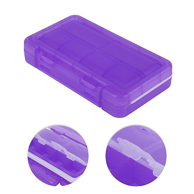 Portable 6 Grids Single Layer Pill Case for Travel 1 Pc