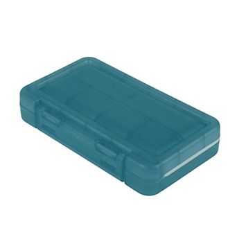 Portable 6 Grids Single Layer Pill Case for Travel 1 pc