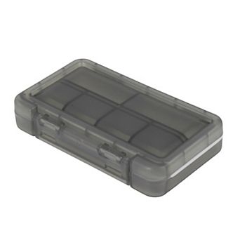 Portable 6 Grids Single Layer Pill Case for Travel 1 pc