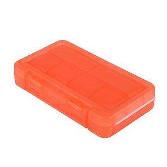 Portable 6 Grids Single Layer Pill Case for Travel 1 pc