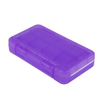 Portable 6 Grids Single Layer Pill Case for Travel 1 pc