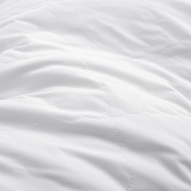 Unikome 2-Pack Goose Feather Pillows Quilted Stitch with Ultra Soft Peach Skin Cover