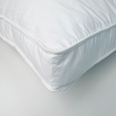 Unikome 2-Pack High Loft Goose Feather & Down Pillows Medium Support, 100% Cotton Shell