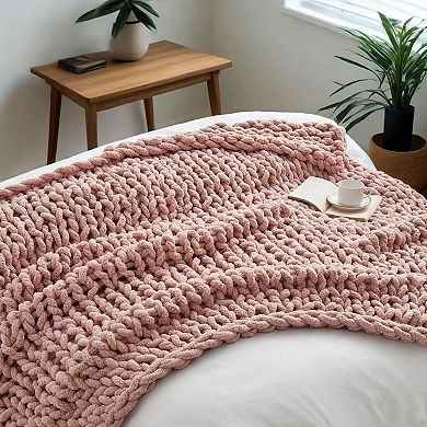 Unikome Ultra-Soft Knit Throw Blanket 50" x 60"