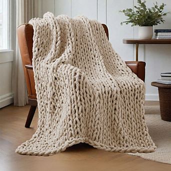 Unikome Ultra-Soft Knit Throw Blanket 50" x 60"