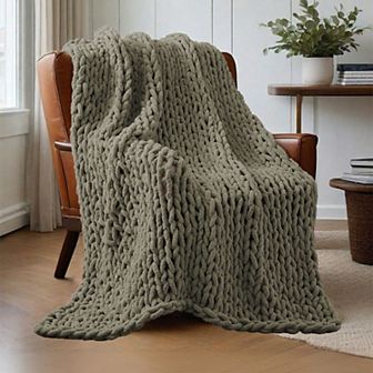 Unikome Ultra-Soft Knit Throw Blanket 50" x 60"