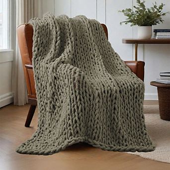 Unikome Ultra-Soft Knit Throw Blanket 50" x 60"