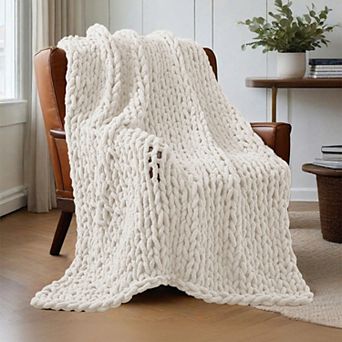 Unikome Ultra-Soft Knit Throw Blanket 50" x 60"