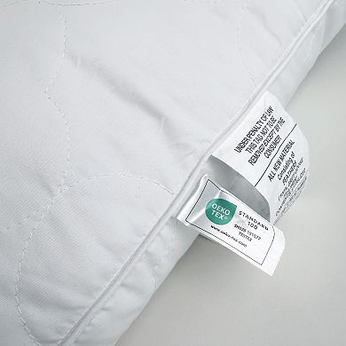 Unikome Twin Pack Goose Feather Pillows Classic Quilted Design, Idea for Side and Back Sleepers