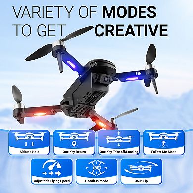 Contixo F16 FPV Drone with Camera - 2.4G RC Quadcopter Drones with 6-Axis Gyro, 1080P HD Camera