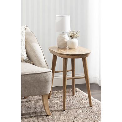 Conan Oval Wood Side Table