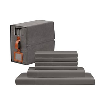 Modern Threads Satin Sheet Set with Organizer Storage Box