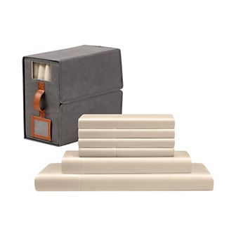 Modern Threads Satin Sheet Set with Organizer Storage Box