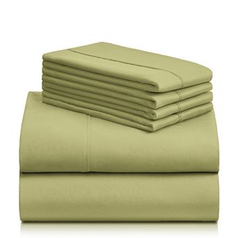 LuxClub Wrinkle Free Sheet Set with Pillowcases