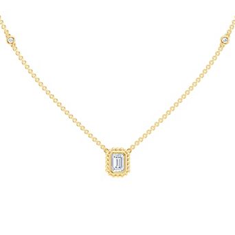 Brilliant Love 14k Gold Over Sterling Silver 1/3 Carat T.W. Lab Grown Diamond Pendant Necklace