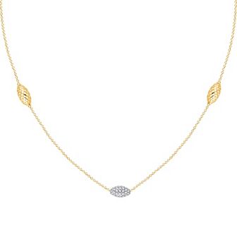 Brilliant Love 14k Gold Over Sterling Silver 1/2 Carat T.W. Lab Grown Diamond Necklace