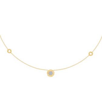 Brilliant Love 14k Gold Over Sterling Silver 1/5 Carat T.W. Lab Grown Diamond Necklace