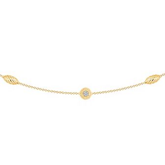 Brilliant Love 14k Gold Over Sterling Silver 1/3 Carat T.W. Lab Grown Diamond Necklace