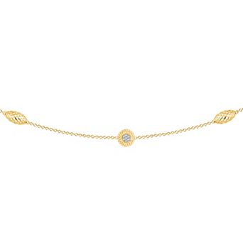 Brilliant Love 14k Gold Over Sterling Silver 1/3 Carat T.W. Lab Grown Diamond Necklace