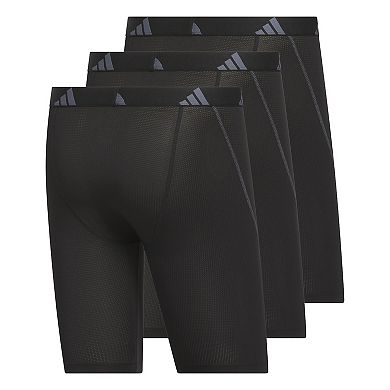 Men's adidas All Day Mesh 3-pk. Long Boxer Brief