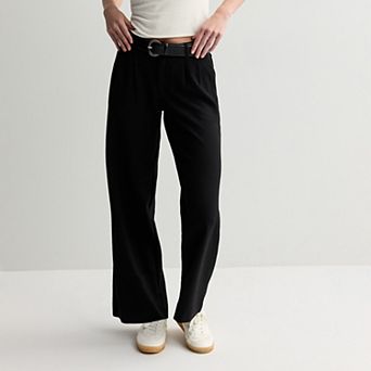 Juniors' SO® Low Rise Wide Leg Trousers