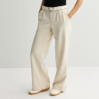 Juniors' SO® Low Rise Wide Leg Trousers