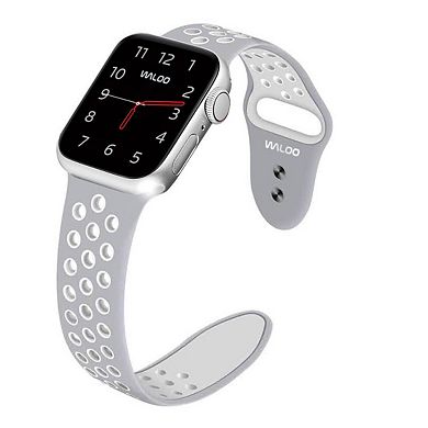 Waloo Breathable Sport Silicone Replacement Band for Apple Watch