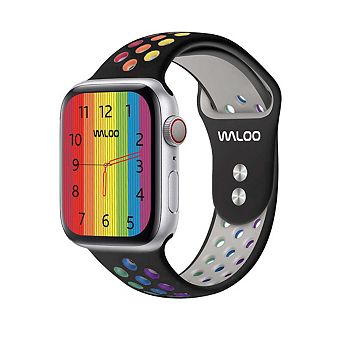 Waloo Breathable Sport Silicone Replacement Band for Apple Watch