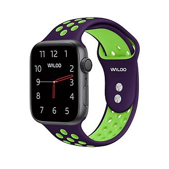 Waloo Breathable Sport Silicone Replacement Band for Apple Watch