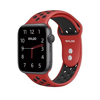 Waloo Breathable Sport Silicone Replacement Band for Apple Watch